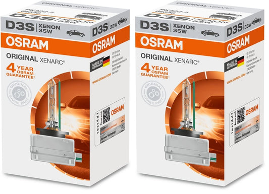 Osram D3S XENARC ORIGINAL HID Xenon OEM 66340HBI (Pack of 2) - OS66340