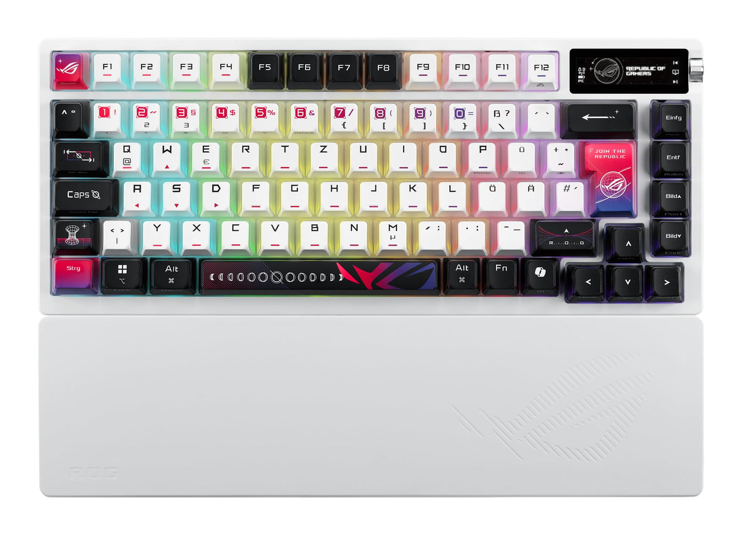 ASUS ROG Azoth X 75% Wireless White QWERTZ 90MP044F-BKDA30