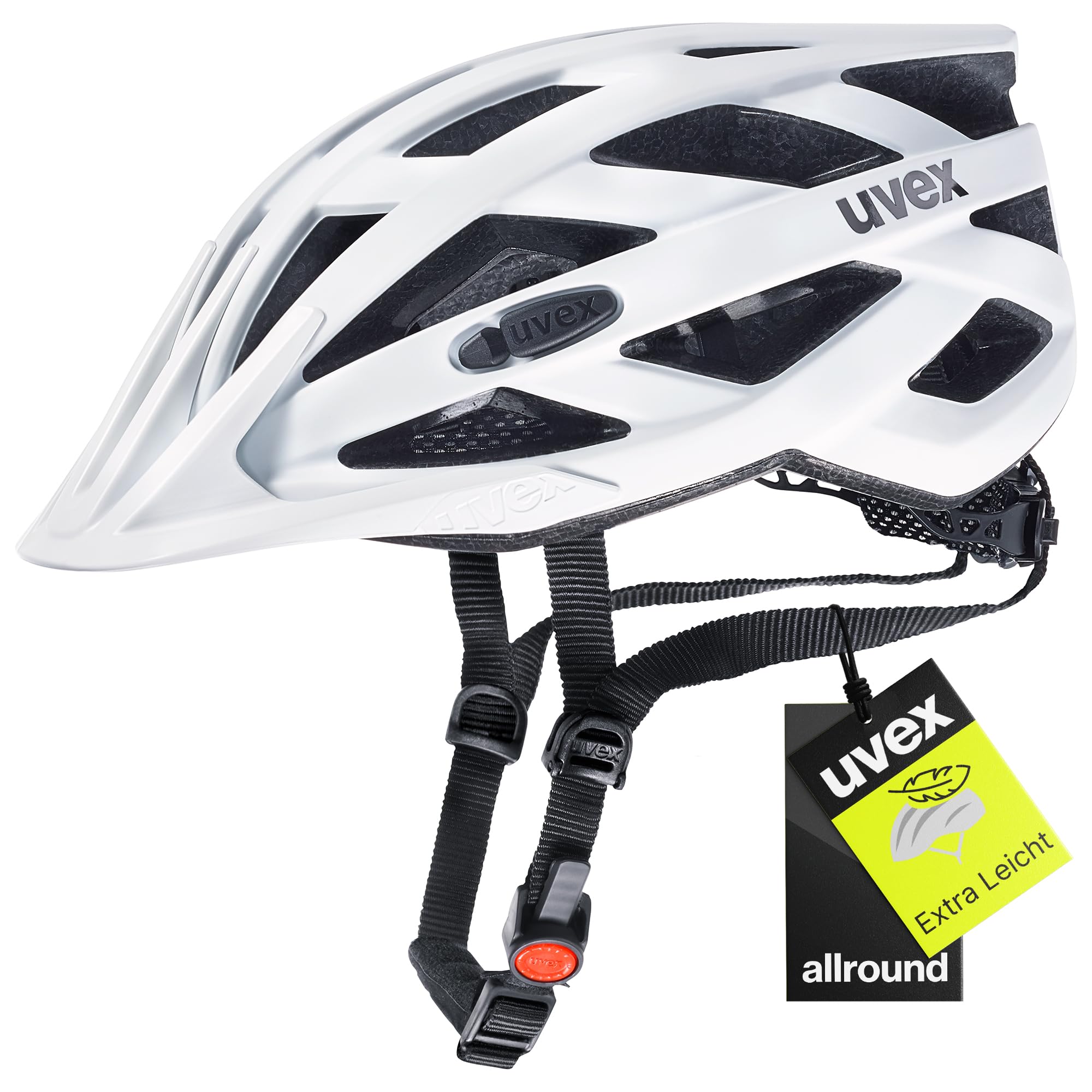 uvex i-vo cc bicycle helmet, white matt, 52-57 cm - S413423