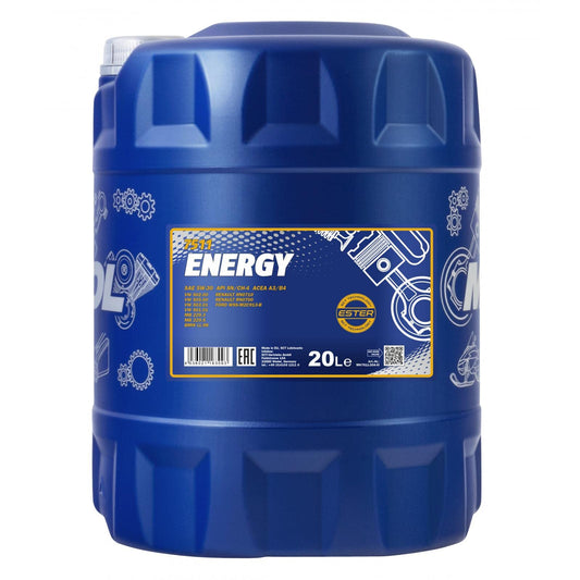 MANNOL Energy 5W-30 API SL/CF engine oil, 20 liters MN7511-20 yellow brown