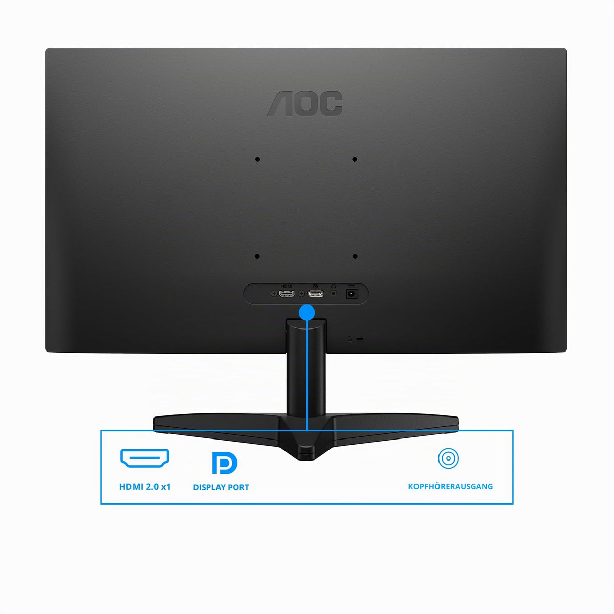 AOC Q24B36X Monitor de gaming WQHD de 24 inch, 144Hz, panou IPS, 4ms GtG, HDR10, (2560x1440 HDMI 1x 2.0 DP 1x 1.4) Negru