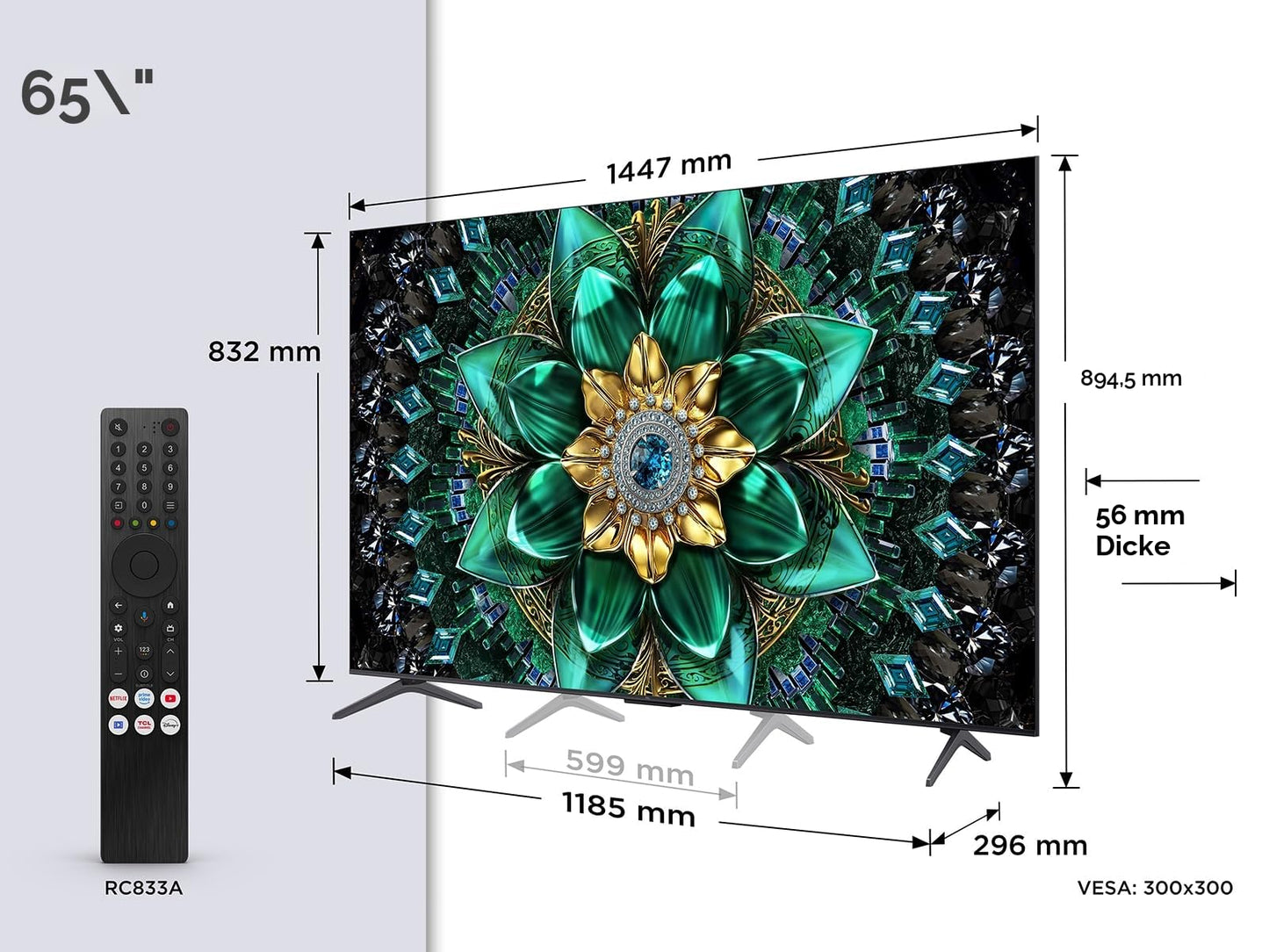 TCL 65Q6C 65" QLED Mini LED Телевизор