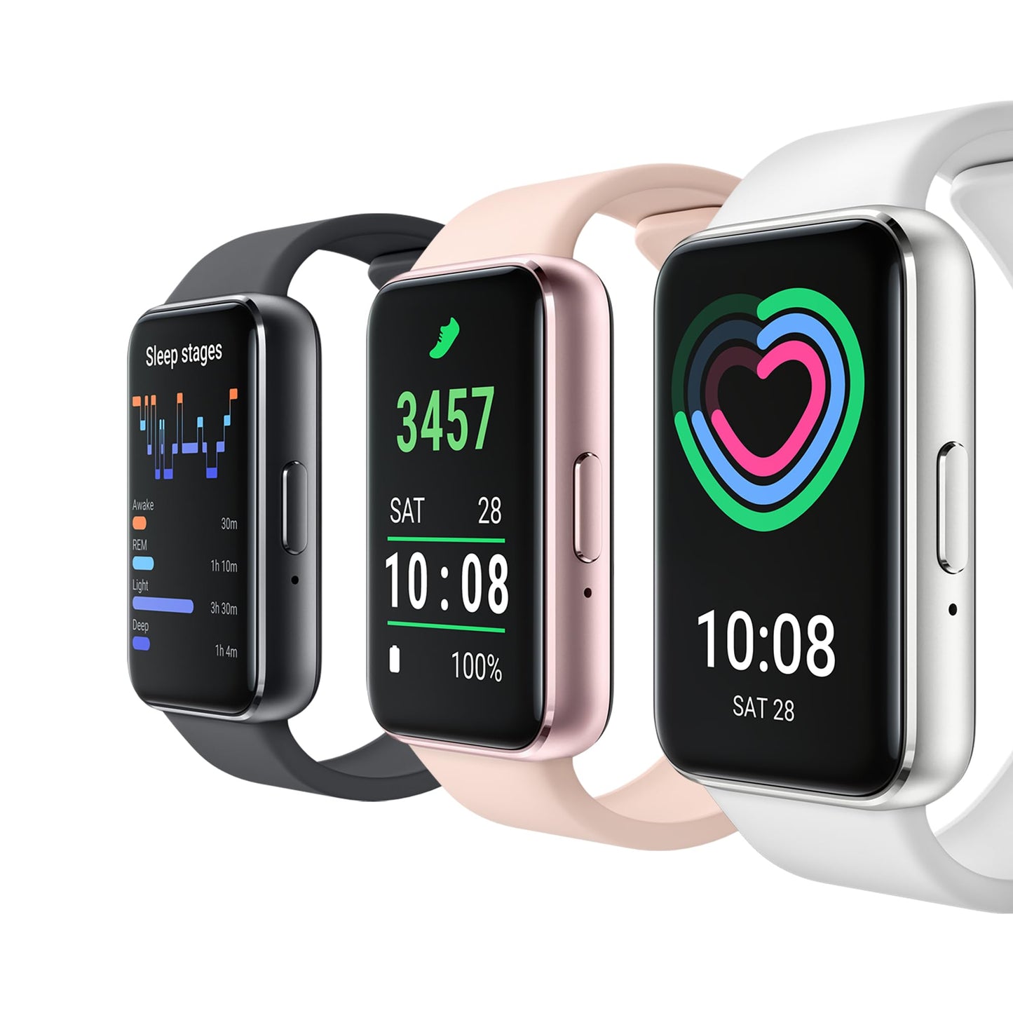 Samsung Galaxy Fit3 Smartwatch, Fitness Watch as Fitness Tracker and Activity Tracker, Pink Gold, Incl. 36 Months Manufacturer's Warranty [Exclusively at Amazon]