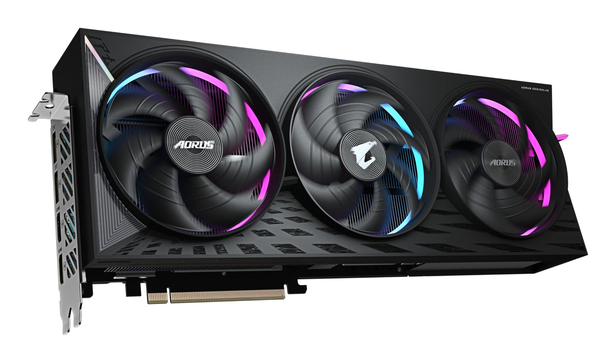 Gigabyte AORUS Radeon RX 9070 XT Elite 16G Placă grafică - 16 GB GDDR6, 256 Bit, PCI-E 5.0, 3100 MHz frecvență de bază, 2 x DisplayPort, 2 x HDMI, GV-R9070XTAORUS E-16GD