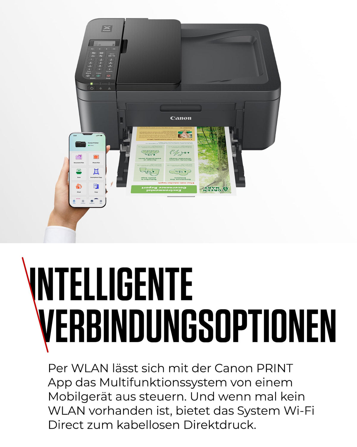 Canon PIXMA TR4755i WLAN Inkjet Multifunction Printer | Duplex | Fax