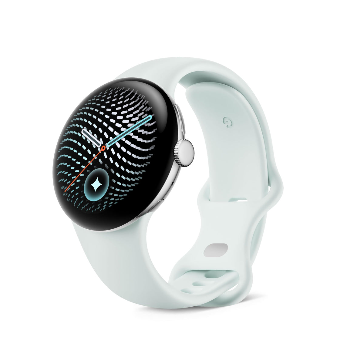Google Pixel Watch 5 (41 mm) - Smartwatch - Silver Case/Fog Band, LTE - GA10897-DE