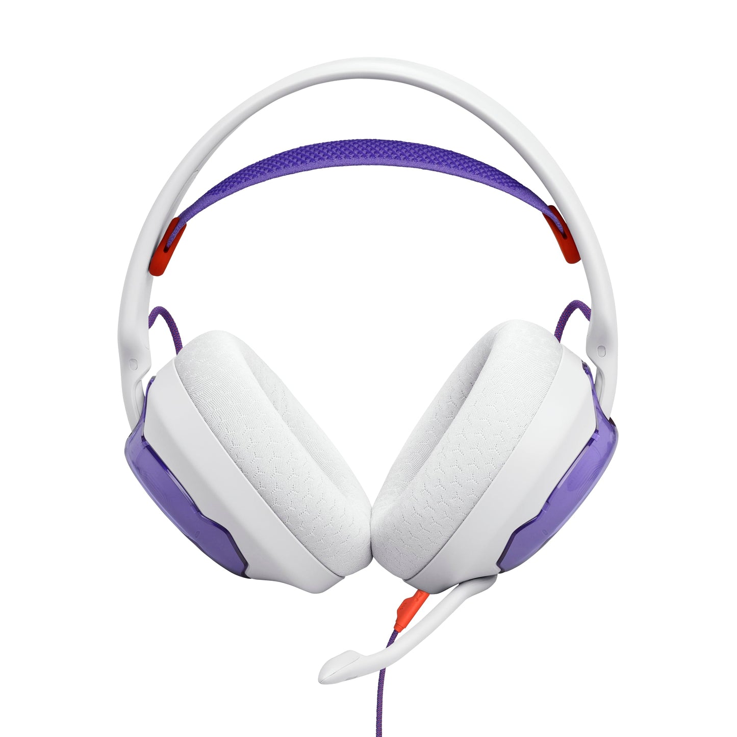 JBL Quantum 250 Wired Over-Ear Gaming Headphones, JBL Quantum Spatial Sound, Noise Canceling Microphone, 3.5mm Cable, Compatible with Apple/PC/Xbox/PlayStation/Nintendo Switch, White - JBLQTUM250WHT