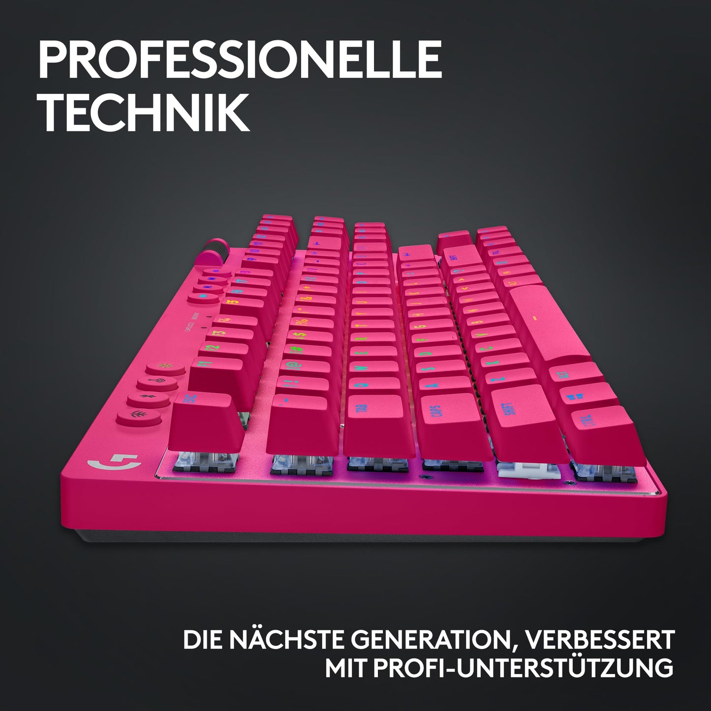 Logitech G PRO X TKL LIGHTSPEED Magenta (920-012155)
