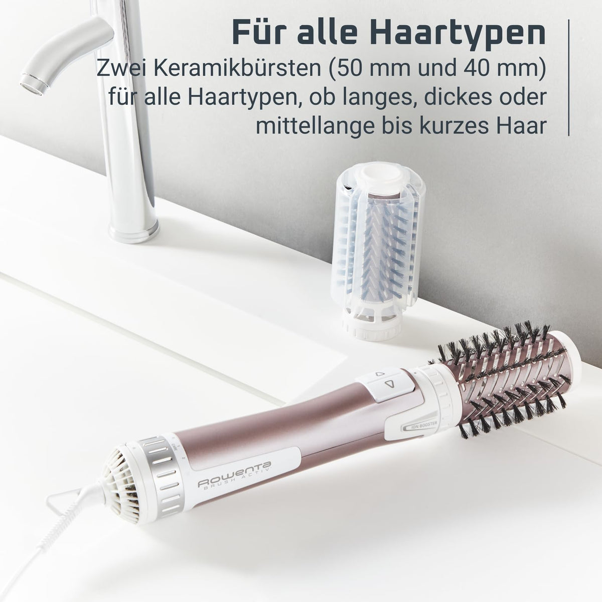 Rowenta Brush Activ Premium Care rotating hot air brush, blow-dry brush - CF9540F0