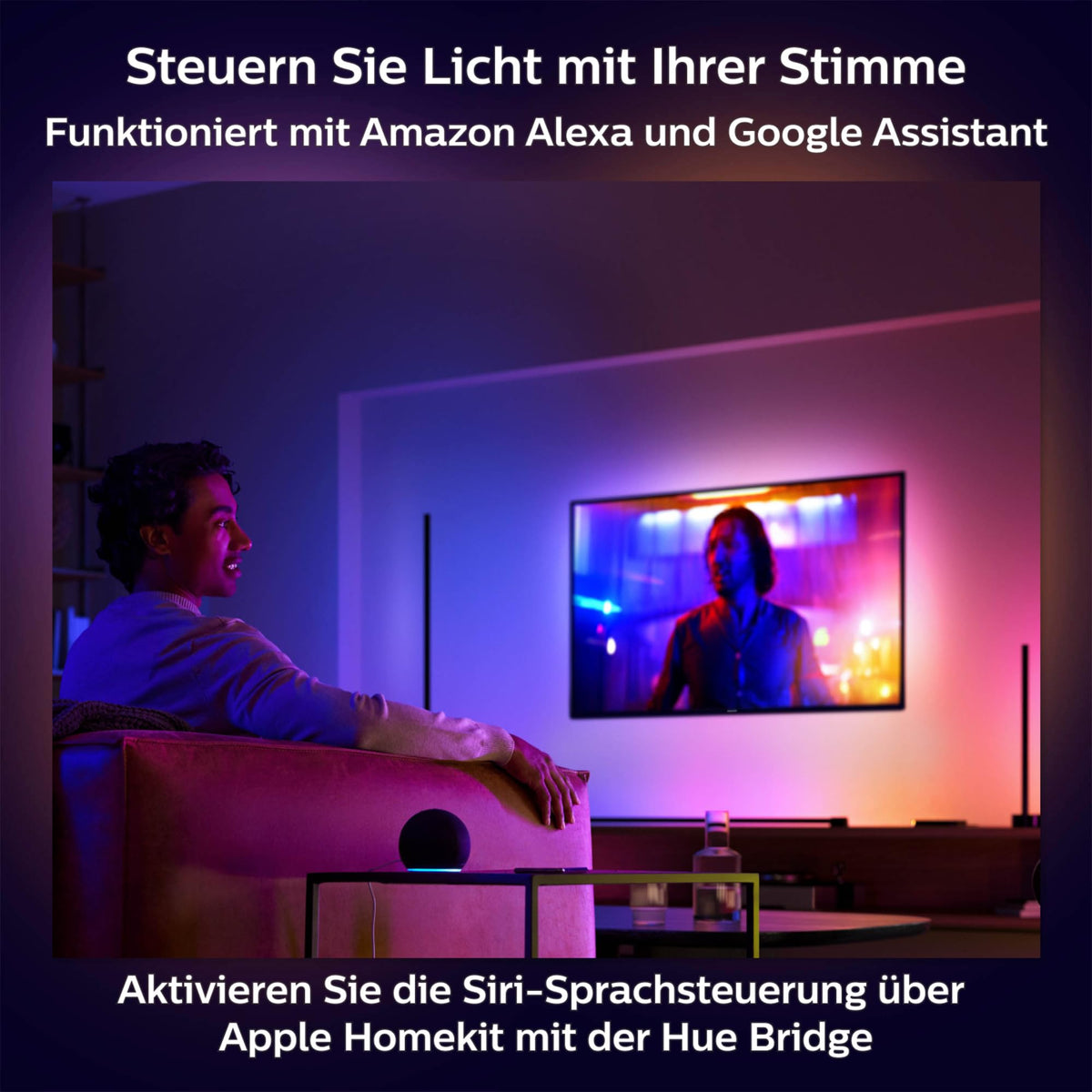 Philips Hue Gradient Signe LED Table Lamp, White - 915005987101