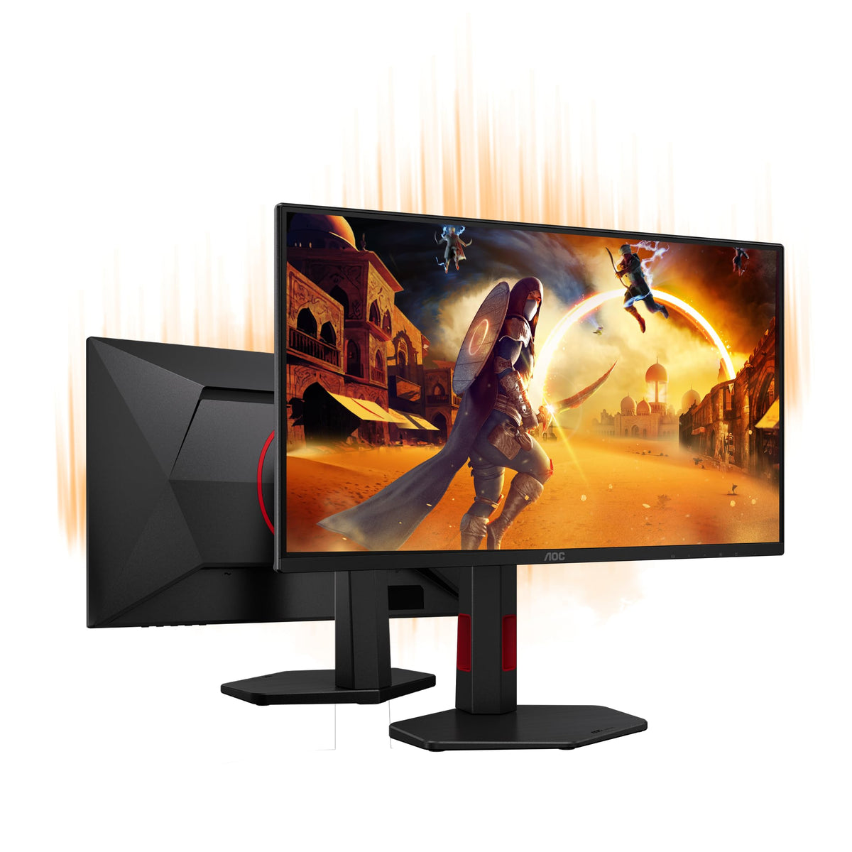 AOC 25G4ZR Monitor de 25 inch FHD, 260Hz, panou Fast IPS, 1ms GtG, Adaptive Sync, HDR10, compatibil G-Sync, ajustare pe înălțime, (1920x1080 HDMI 2X 2.0 DP 1x 1.4) negru