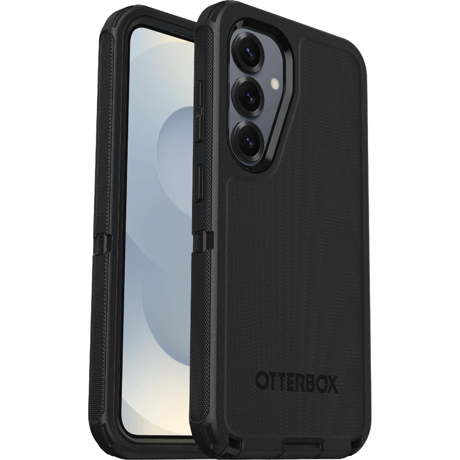 OtterBox Defender Case for Samsung Galaxy S25, Shockproof Drop Proof Ultra Heavy Duty Protective Case 7X Military Grade Tested Black - 77-97334