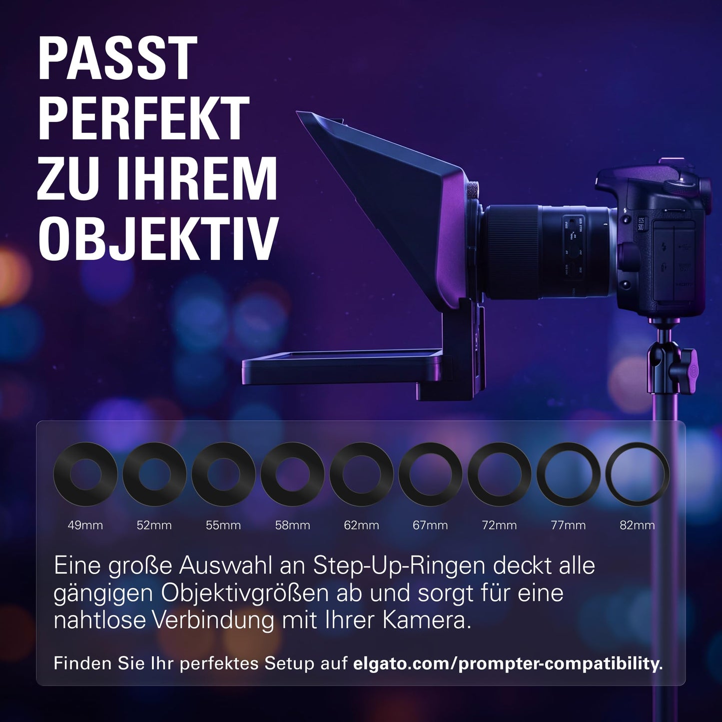 Elgato Prompter, teleprompter with integrated screen - 20WAD9901