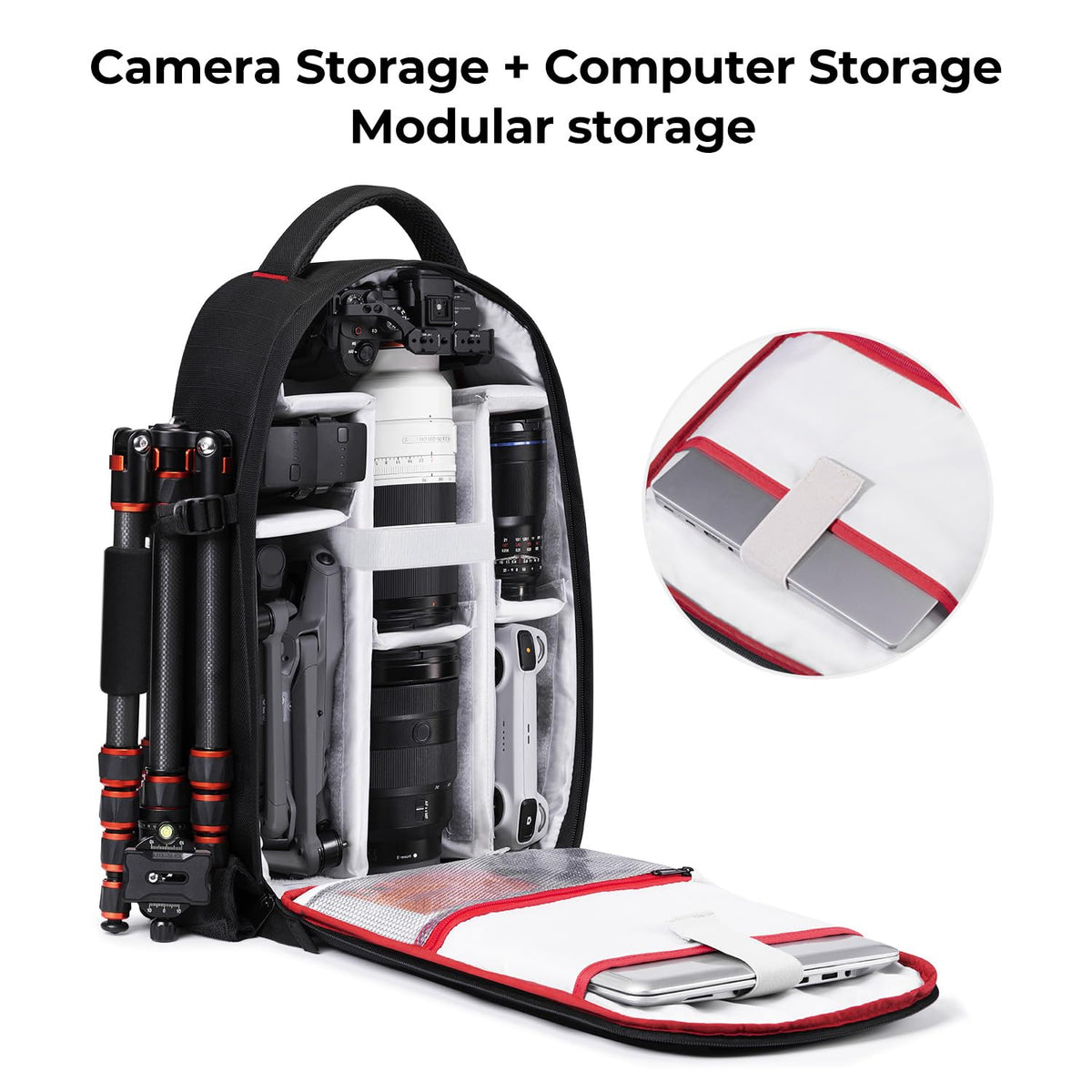 K&F CONCEPT Camera Backpack with Laptop Compartment - KF13.151