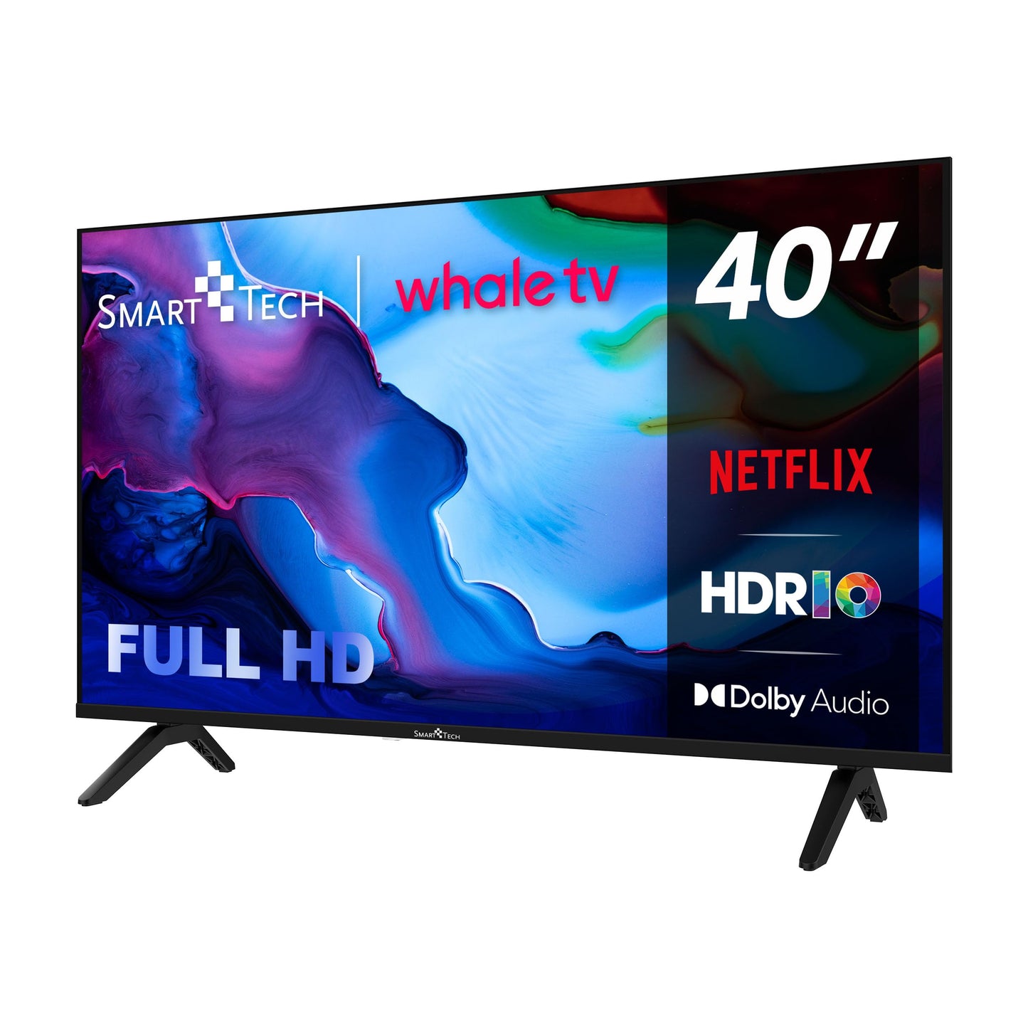 Smart Tech 40FH01K, 40 inch (101 cm) FHD LED Smart TV, Netflix, YouTube, Prime Video