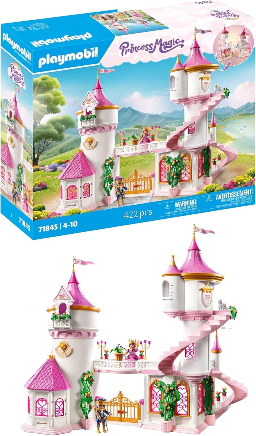 PLAYMOBIL | Princess Magic | Princess castle with royal couple | Princess toys | Castle Playset | Fairytale toys for children aged 4 and up | 71845