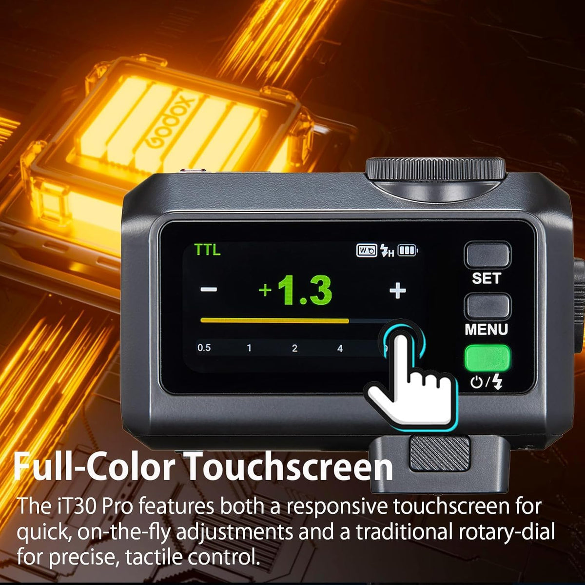 GODOX IT30PRO O Camera Flash with White Diffuser for Olympus & Panasonic - iT30Pro