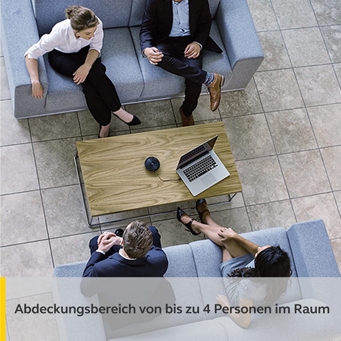 Jabra Speak 510 Speaker — portable Bluetooth speaker, conference speaker — connects to laptops, smartphones and tablets — USB plug, black - 7510-109