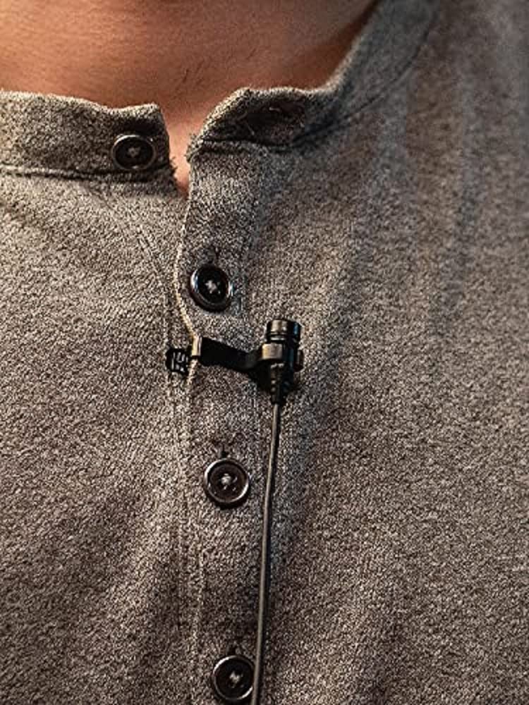 Sennheiser XS Lav USB-C Omnidirectional Clip-On Lavalier Microphone | with USB-C connection & 2M cable | for mobile devices & computers | Black (509261)