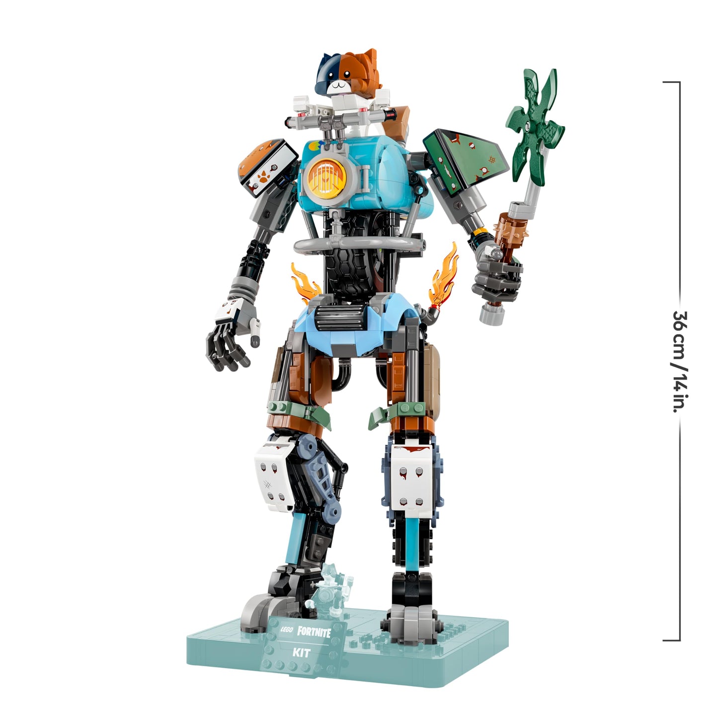 LEGO Fortnite KIT - Interactive figure with power claw pickaxe and rotating wheel - room decoration for children - gaming gift for boys, girls and teenagers aged 12 and over - 77081