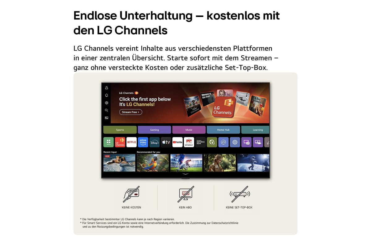 LG 55NU8E0B3LA TV 55 inches (139 cm) Nano 4K UHD TV (α7 Gen9 4K AI Processor, webOS 26, 60Hz (VRR up to 60Hz)) [Model Year 2026] [Energy Class E]