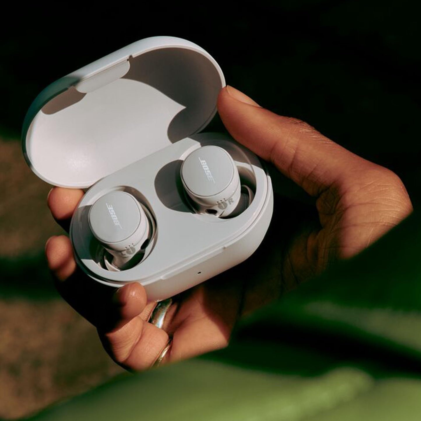 Bose QuietComfort Wireless Noise Canceling Earbuds, Lifestyle Bluetooth Earbuds for Sports and More with Active Noise Canceling, Up to 8.5 Hour Battery Life, Smoke White - 888507-0200