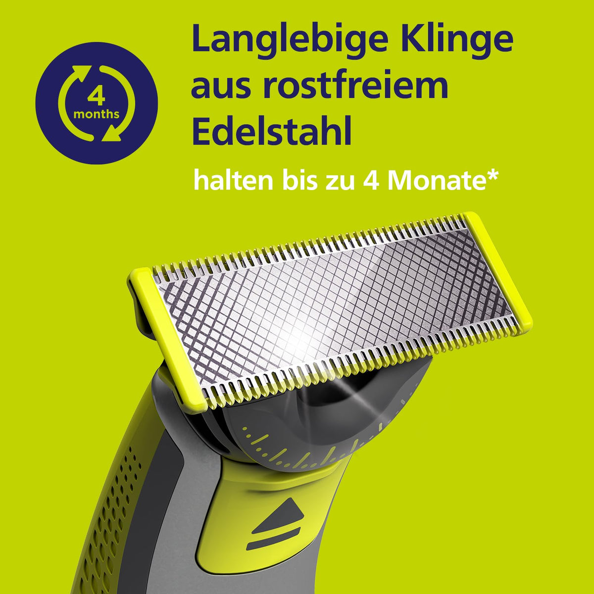Philips OneBlade Original 360-Klingen, compatibile cu toate modelele OneBlade și Pro, original de la Philips, pachet de 3 bucăți (model QP430/60)