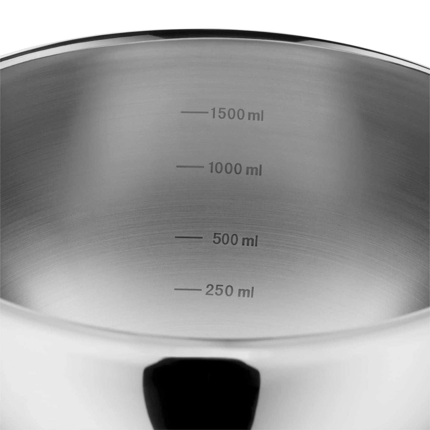 WMF Function Bowls mixing bowl 1.25l, stainless steel bowl 20 cm, Cromargan polished stainless steel, dishwasher safe, stackable - 06.4565.6030