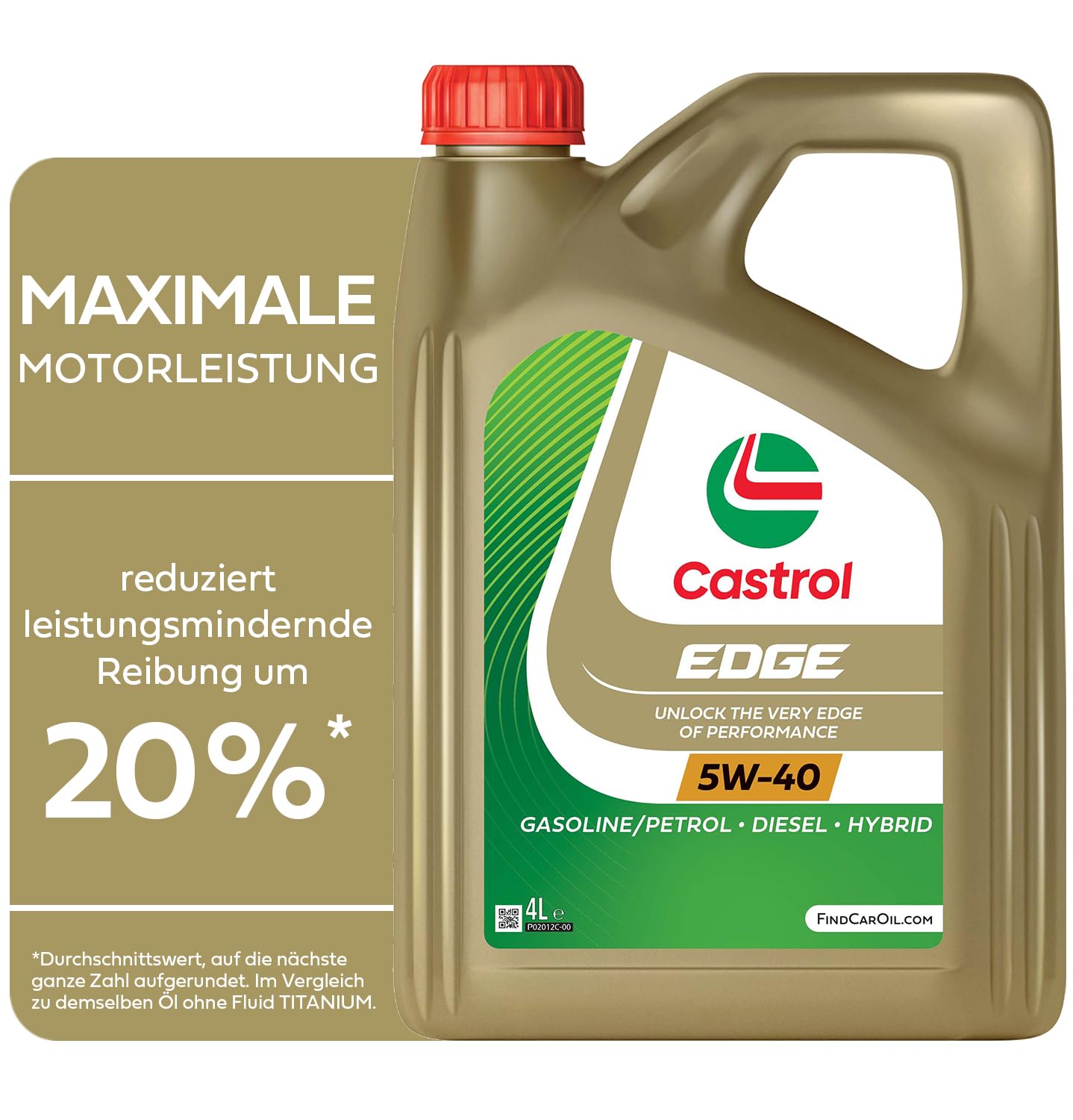 Castrol EDGE 5W-40 engine oil, 4L