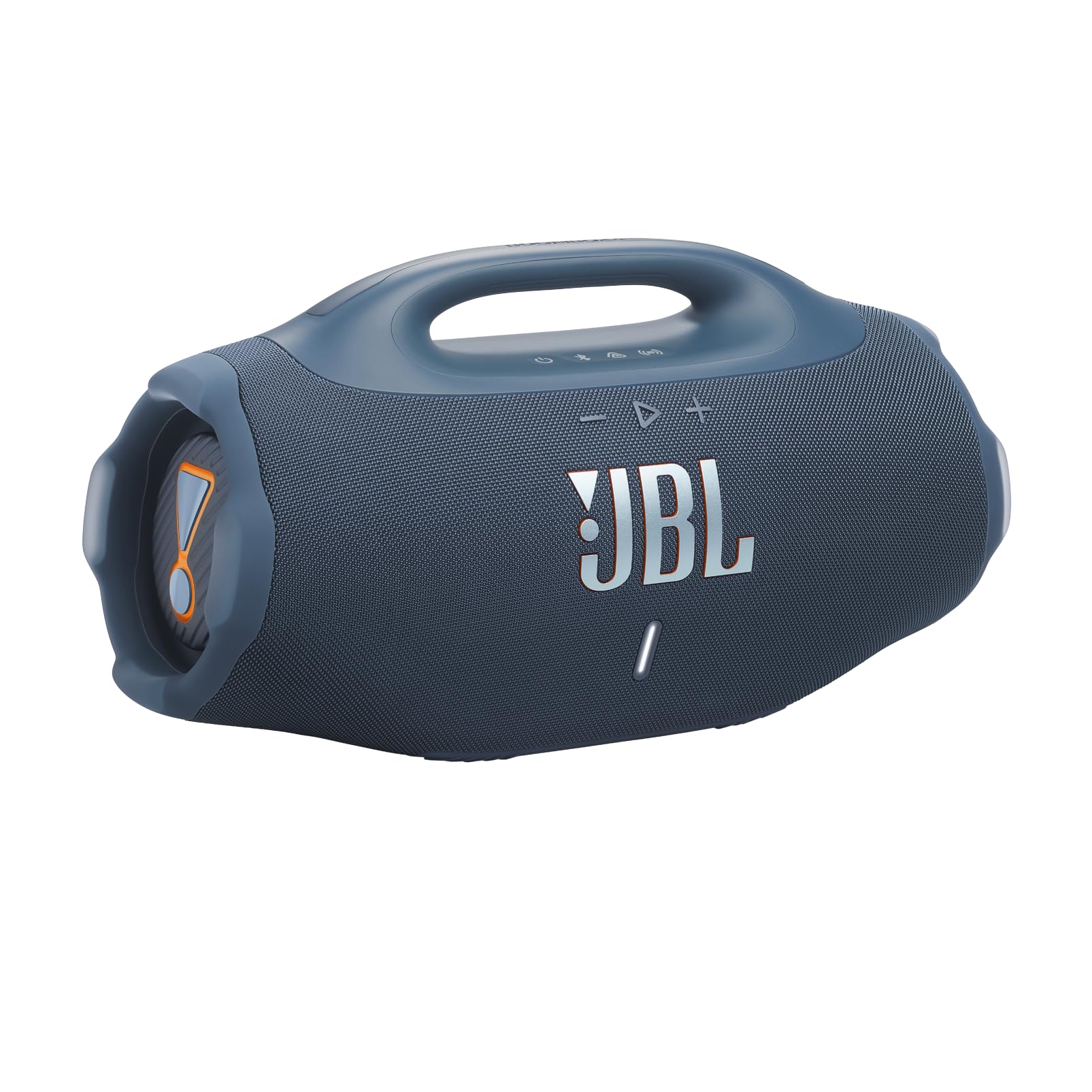 JBL Boombox 4 Portable Bluetooth Speaker, JBL Pro Sound with AI Sound Boost, IP68 Waterproof and Dustproof, Up to 34h Playback, Auracast Multi-Speaker, 2 Bass Boost Modes, Blue - JBLBOOMBOX4BLUEP