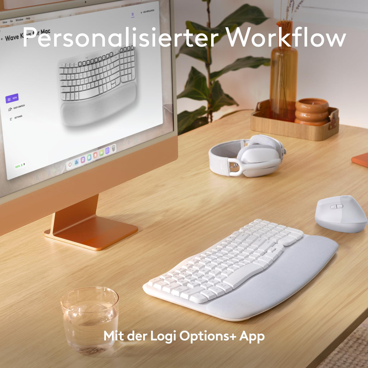 Logitech Wave Keys for Mac, wireless ergonomic - 920-012404