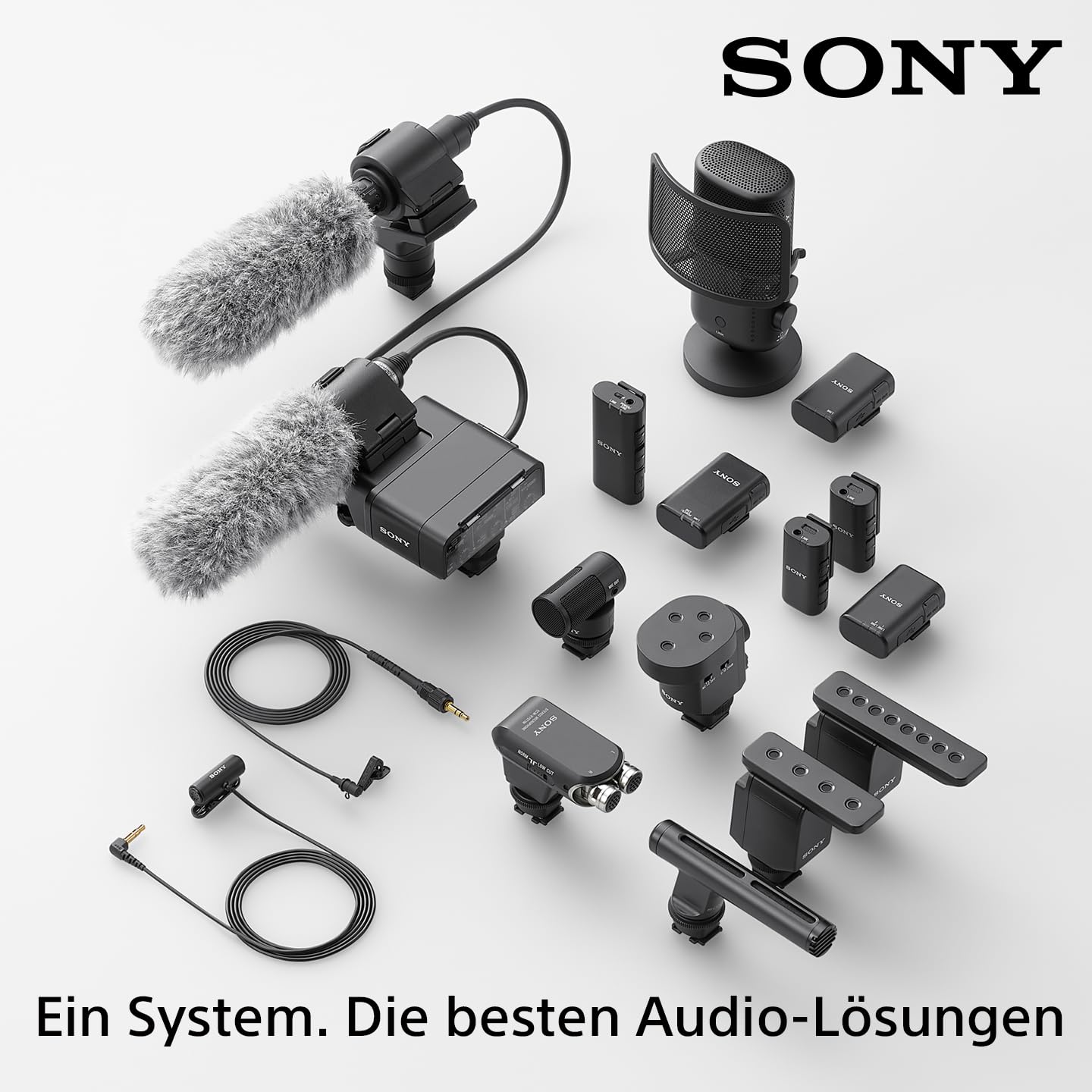 Sony ECM-G1, Shotgun Microphone, Clear Sound, Wind Protection, Compact & Lightweight, Ideal for Cameras, Vlogs, Content Creation, Streaming - ECMG1Z.SYU
