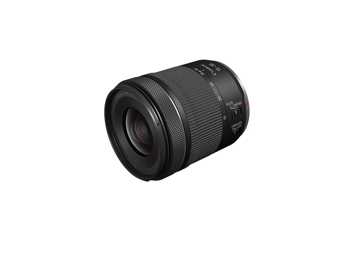 CANON RF 15-30mm F4.5-6.3 is STM Lens (Ultra Wide Angle Zoom, 5.5-stop Optical Image Stabilizer, Center Macro Mode, 67mm Filter Thread, compatible with In-Body IS up to 7 stops) black - 5775C005