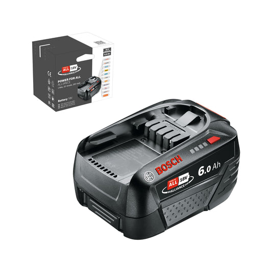 Bosch Akku Pack PBA 18V 6,0Ah W-C (sistem de 18 volți, acumulator de 6,0Ah, în cutie) - 1600A00DD7
