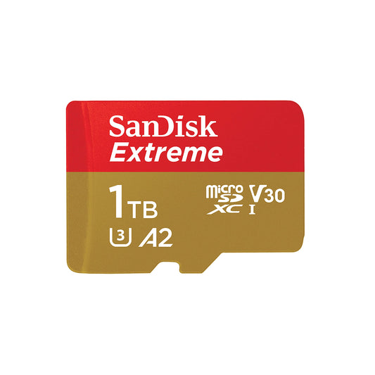 SanDisk Extreme microSDXC UHS-I Memory Card 1 TB + Adapter - SDSQXAV-1T00-GN6MA