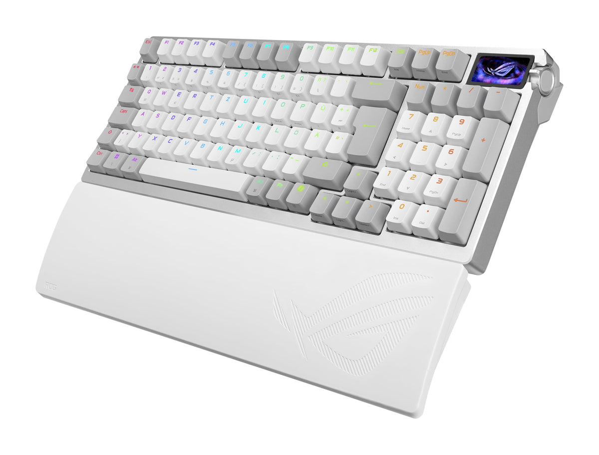 ASUS ROG Azoth 96 HE White Analog Gaming Keyboard - 90MP040H-BKDA30