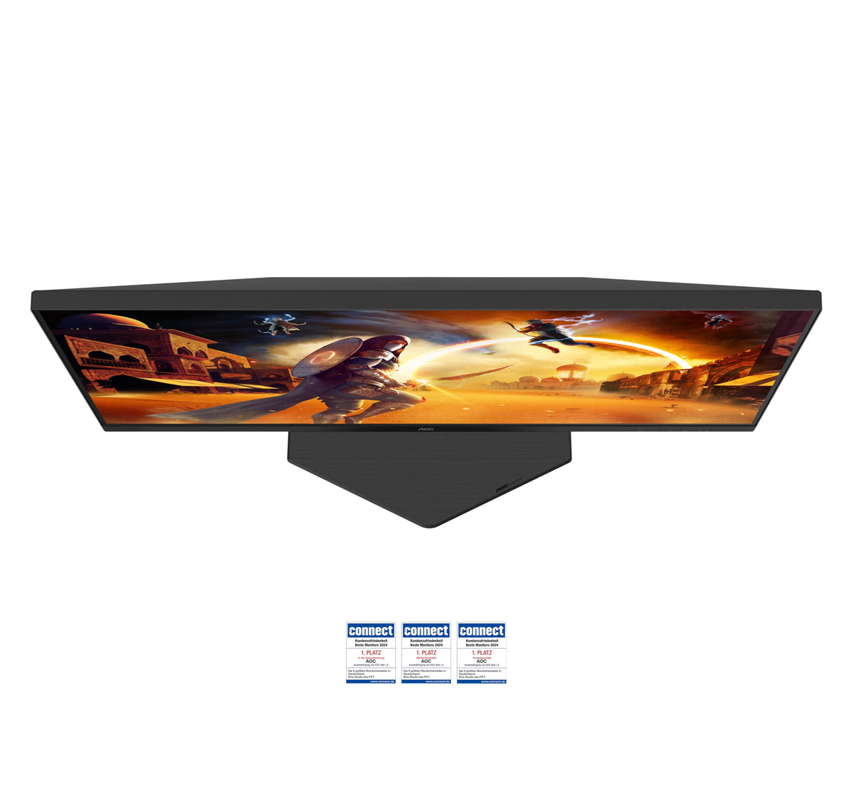 AOC Q24G4RE 24-inch WQHD Gaming Monitor, 180Hz, Fast IPS Panel, 1ms GtG, HDR10, G-Sync Compatible, (2560x1440 HDMI 1x 2.0 DP 1x 1.4) Black