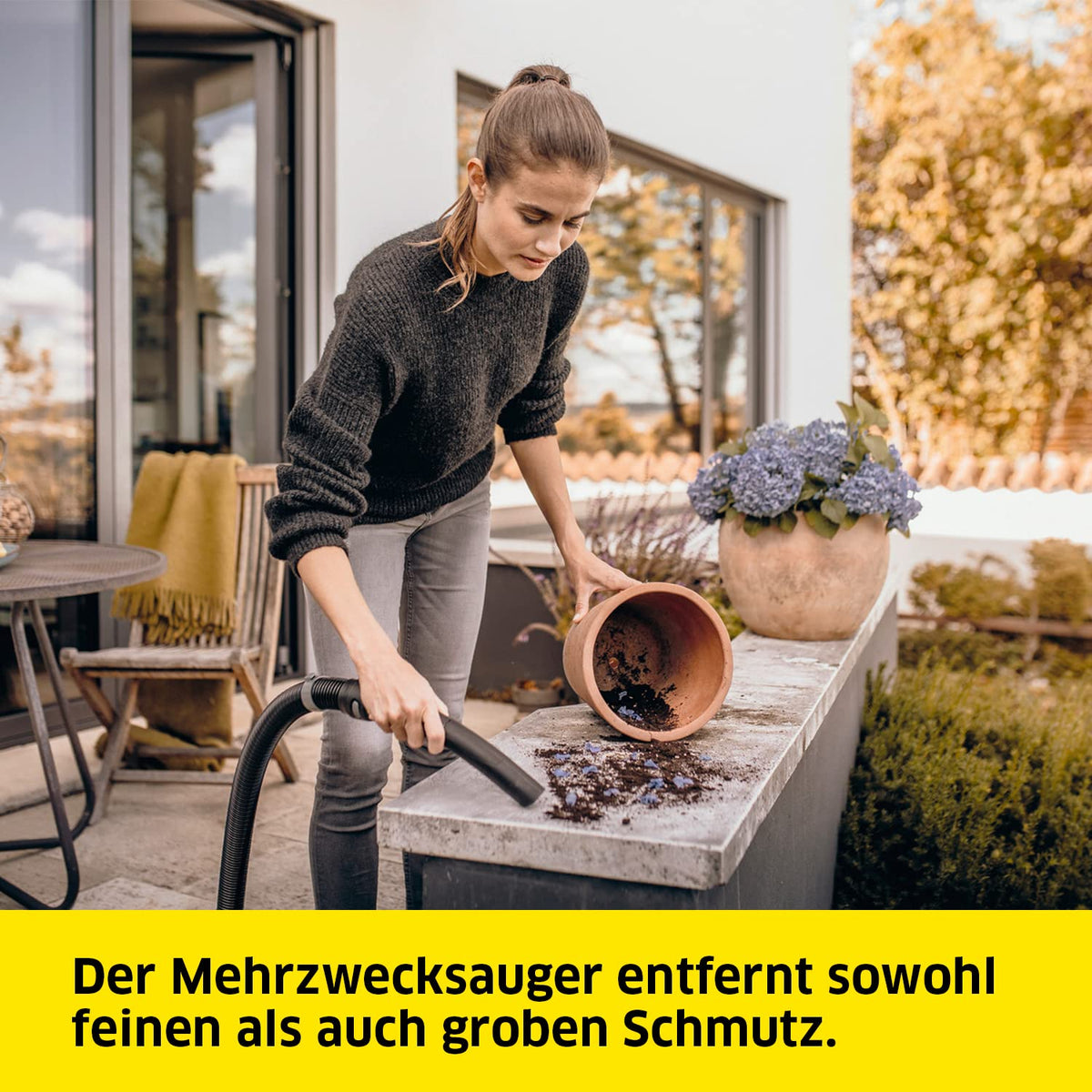 KÄRCHER Wet/Dry Vacuum WD 3 S V-17/4/20, 1,000 Watt - 1.628-135.0