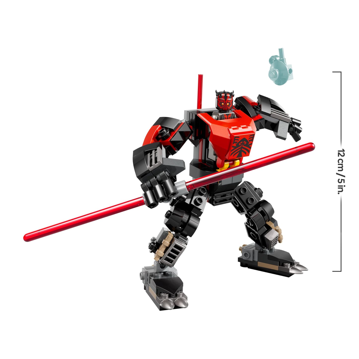 LEGO Star Wars 75411 Darth Maul Mech building toy - play and display figure with double-bladed red lightsaber and mini figure - gift for boys aged 6 and up and fans of The Clone Wars