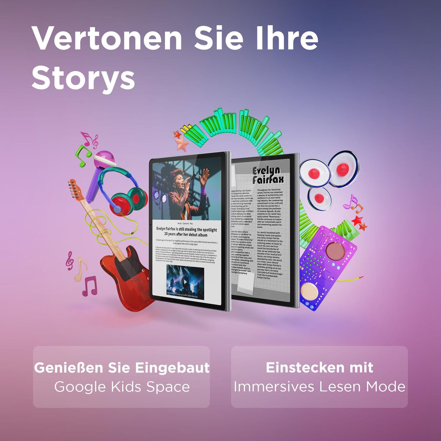 Lenovo Tab Plus Tablet | 11.5'' 2K Touch Display | JBL sound system with 8 speakers | Mediatek Helio G99 | 8GB RAM | 128GB storage | Android 14 | gray - ZADX0075DE