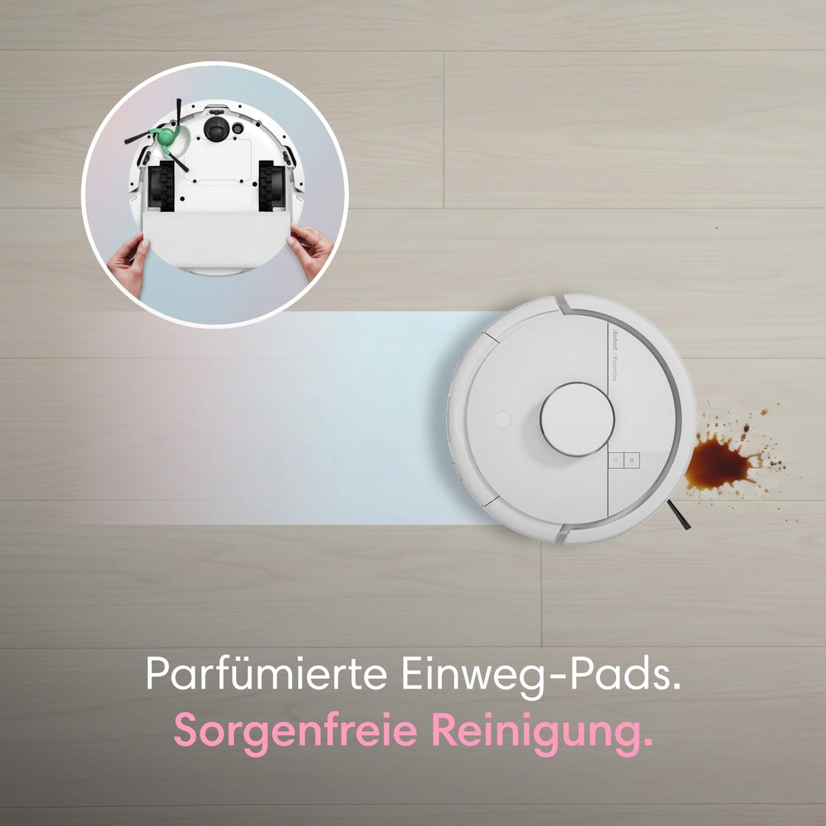 iRobot Roomba Mini Vacuum Robot with Mopping Function, AutoEmpty Base, LiDAR - F155240