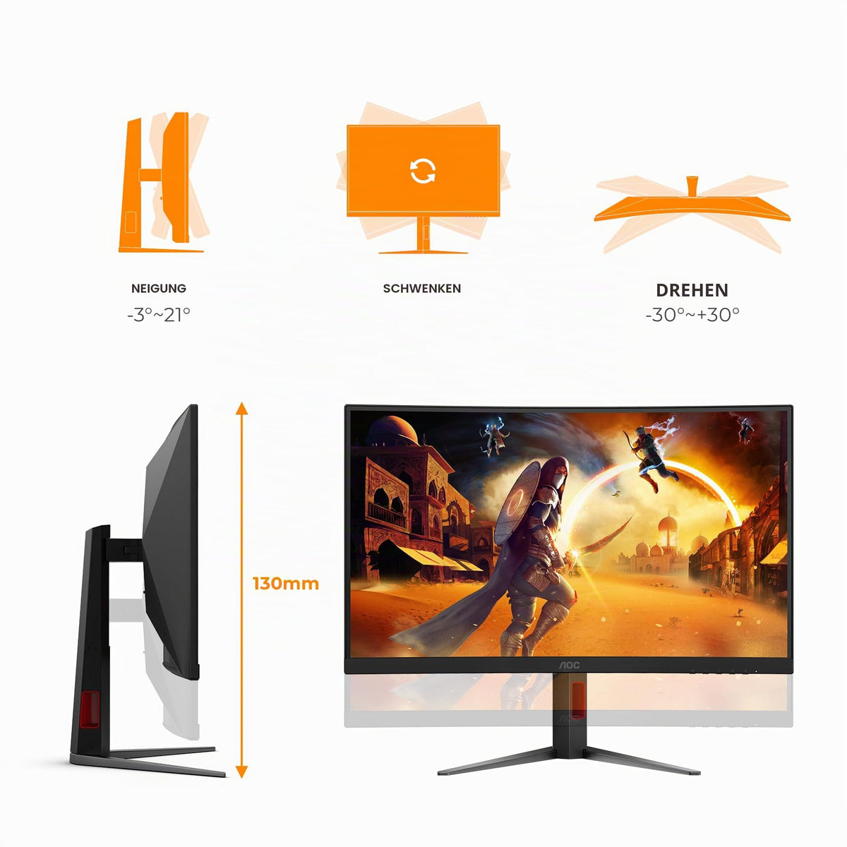 AOC C27G4Z2 27 inch Curved