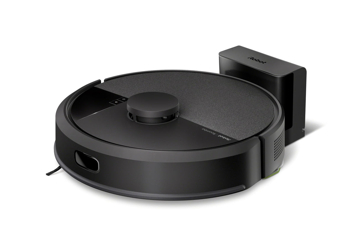 iRobot Roomba 105 Combo - Vacuuming + Mopping - Clearview LiDAR - 7000Pa - 120 mins - SmartScrub - Avoids Obstacles - Cleaning Zones - Recharge and Resume - App - Black - Y311