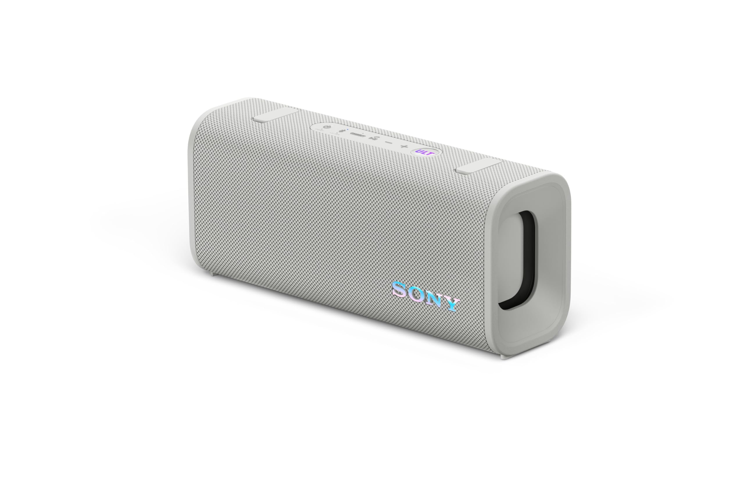 Sony ULT Field 3 - Portable Bluetooth Speaker with ULT Power Sound, 24 Hour Battery, IP67, Waterproof, Dustproof, Shockproof, Detachable Shoulder Strap, Compact - Off-White - SRSULT30W.CE7