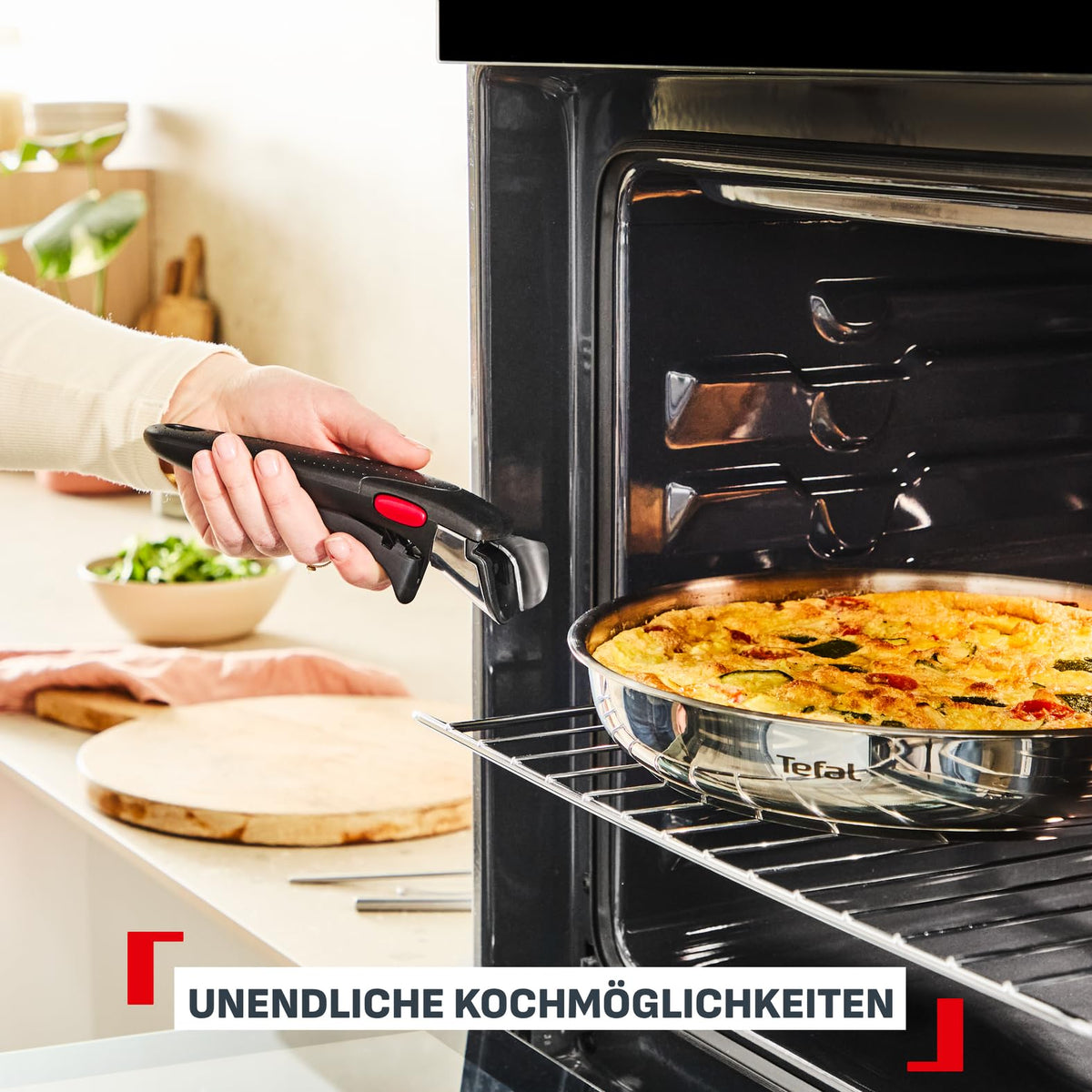 Set de tigăi Tefal Ingenio Comfort Max 4 piese, neîntărit - L968S434