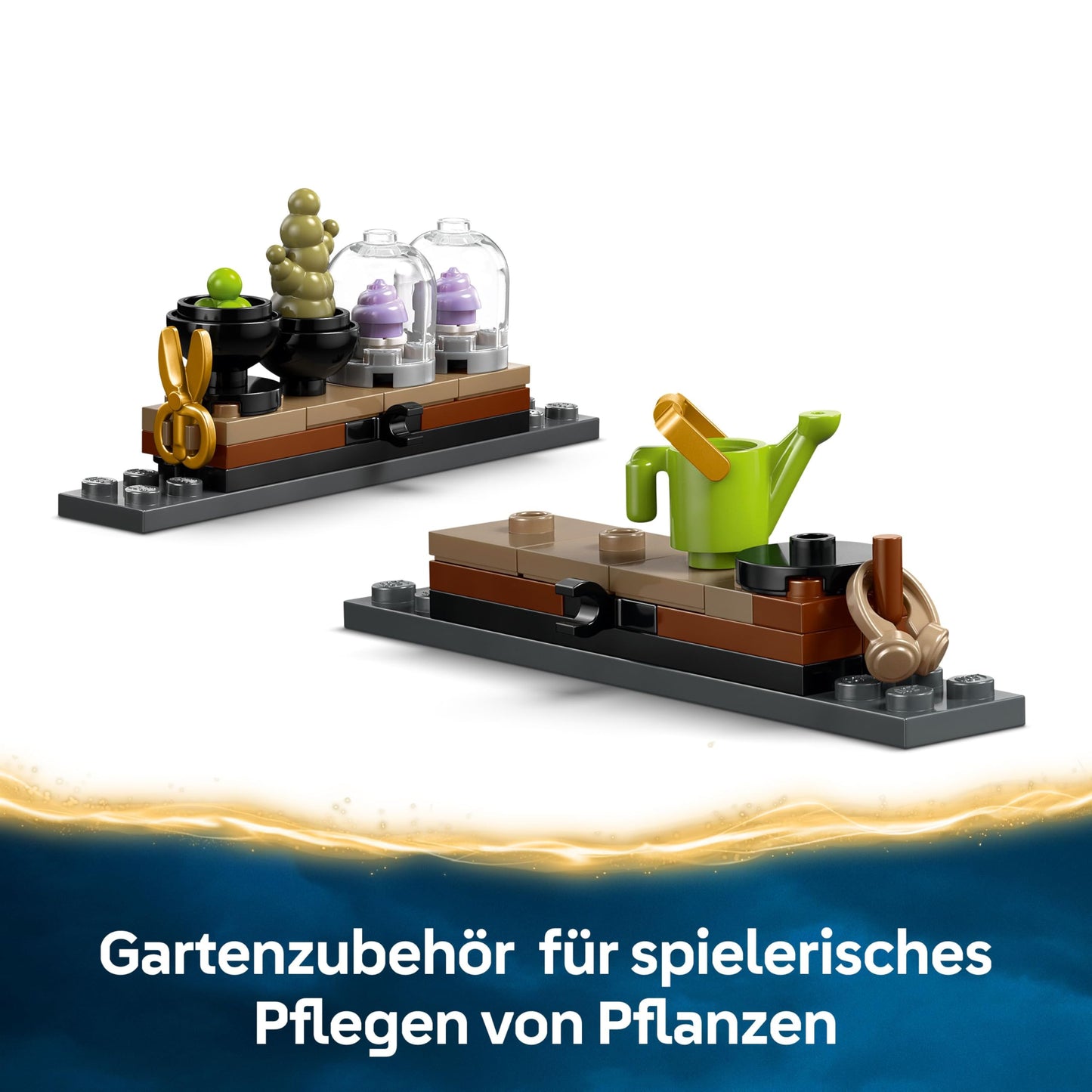 LEGO Harry Potter Hogwarts Castle: Herbology Lessons - Playset with Neville Longbottom, Hermione Granger, Professor Sprout, 3 Mandrakes and Greenhouse - Gift for Children Ages 8 and Up - 76445