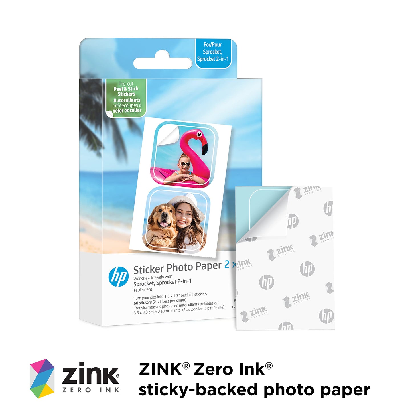 HP Sprocket Premium Zink vorgeschnittenes - HPIZ2X330C