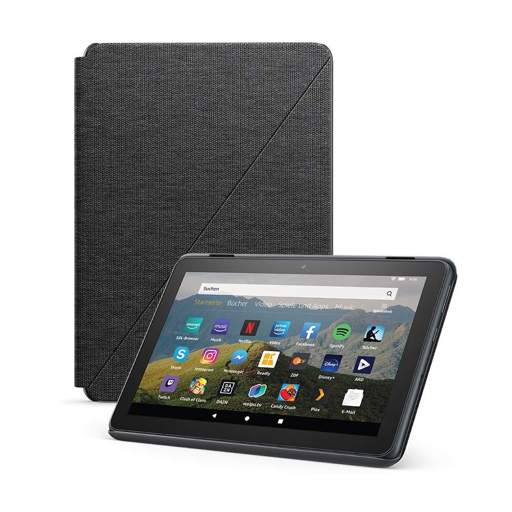 Case for Fire HD 8 tablet | Compatible with 10th Generation (2020), Carbon Black - 53-023581