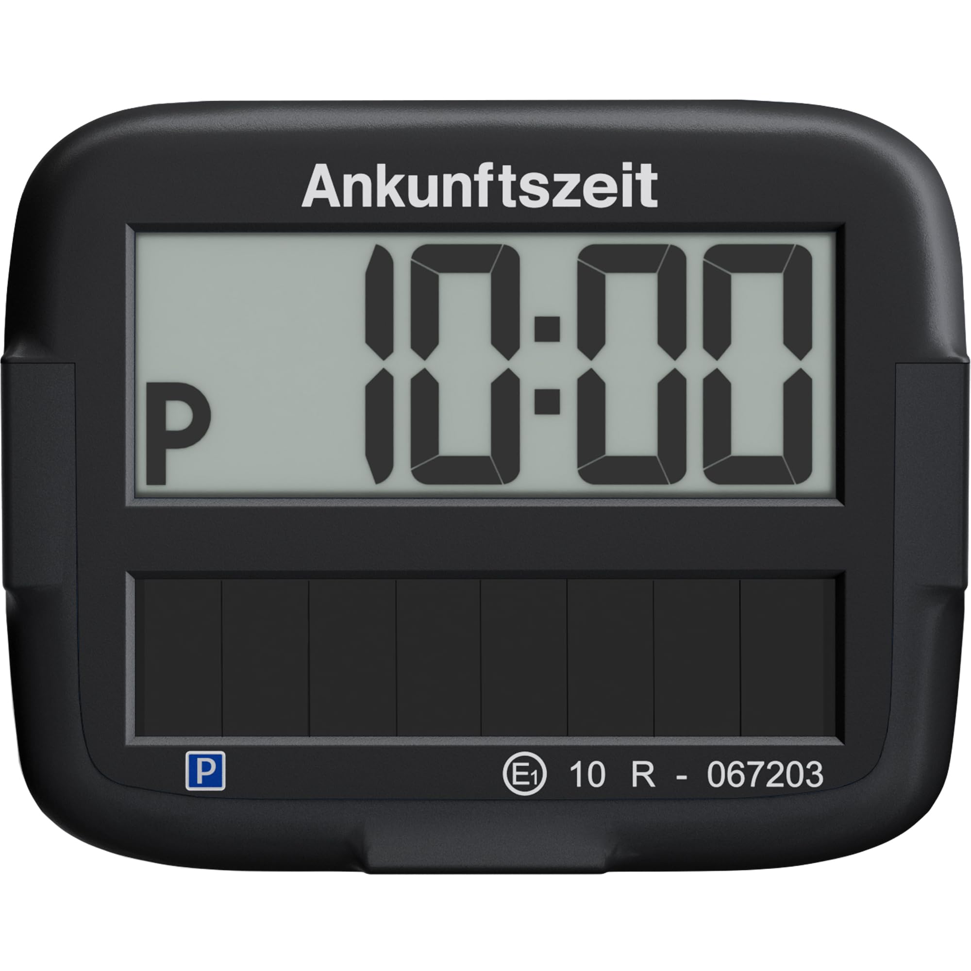 Needit Park Micro Solar Electronic Parking Disc [NEW Model 2025] I infinite energy, zero battery change | the only parking disc in Germany with an integrated rechargeable battery | black - 9010