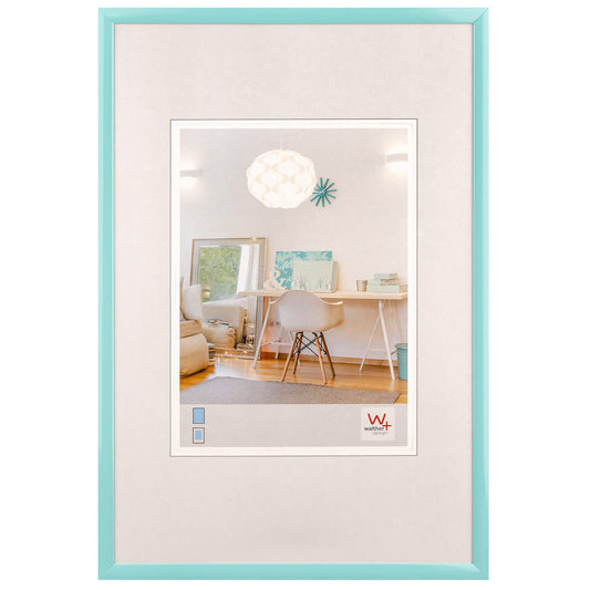 walther design picture frame turquoise 40 x 50 cm New Lifestyle plastic frame KV050U
